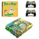Rick and Morty decal skin sticker for PS4 Pro console and controllers