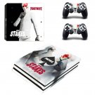Fortnite high stakes decal skin sticker for PS4 Pro console and controllers
