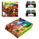 Rick and Morty decal skin sticker for PS4 Pro console and controllers