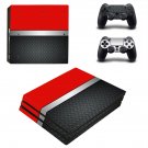 Metal floor decal skin sticker for PS4 Pro console and controllers