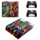 Super Heroes decal skin sticker for PS4 Pro console and controllers