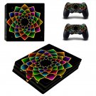 Floral Pattern decal skin sticker for PS4 Pro console and controllers