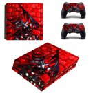 Metal Structure decal skin sticker for PS4 Pro console and controllers
