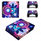 Artificial flower decal skin sticker for PS4 Pro console and controllers