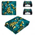 Tech wallpaper decal skin sticker for PS4 Pro console and controllers