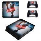 Supreme decal skin sticker for PS4 Pro console and controllers.