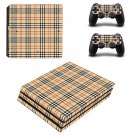 Tartan decal skin sticker for PS4 Pro console and controllers