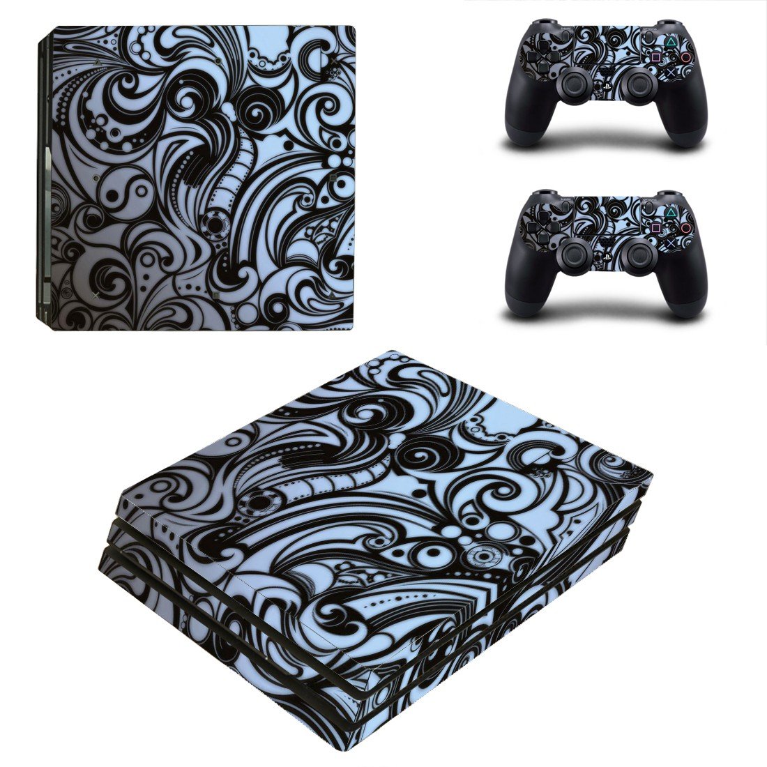 Mythical creature decal skin sticker for PS4 Pro console and controllers