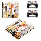 Cat face decal skin sticker for PS4 Pro console and controllers
