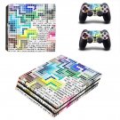Tech wallpaper decal skin sticker for PS4 Pro console and controllers