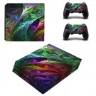 Floral Leaf decal skin sticker for PS4 Pro console and controllers