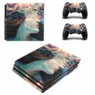 Lady Face decal skin sticker for PS4 Pro console and controllers