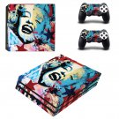 Marilyn Monroe decal skin sticker for PS4 Pro console and controllers