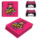 X  game over decal skin sticker for PS4 Pro console and controllers