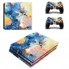 Painted Clipart decal skin sticker for PS4 Pro console and controllers