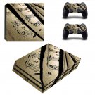Music sheet decal skin sticker for PS4 Pro console and controllers