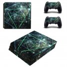 Galaxy stars decal skin sticker for PS4 Pro console and controllers