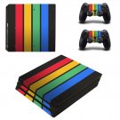 Colorful Columns decal skin sticker for PS4 Pro console and controllers