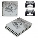 Tiger Clipart decal skin sticker for PS4 Pro console and controllers
