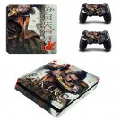 Sekiro decal skin sticker for PS4 Slim console and controllers