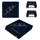 Usain Bolt decal skin sticker for PS4 Slim console and controllers