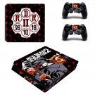 Red Dead Redemption 2 decal skin sticker for PS4 Slim console and controllers