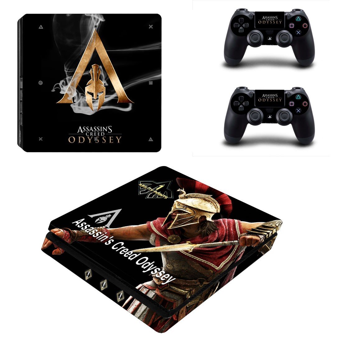 Assassins Creed Odyssey decal skin sticker for PS4 Slim console and ...