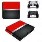 Metal floor decal skin sticker for PS4 Slim console and controllers