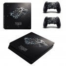 Game of thrones decal skin sticker for PS4 Slim console and controllers