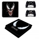 Venom decal skin sticker for PS4 Slim console and controllers