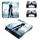 Final Fantasy 7 decal skin sticker for PS4 Slim console and controllers