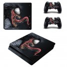 Venom decal skin sticker for PS4 Slim console and controllers