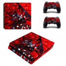 Tech wallpaper decal skin sticker for PS4 Slim console and controllers