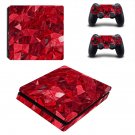 Tech wallpaper decal skin sticker for PS4 Slim console and controllers