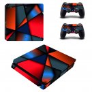 Tech wallpaper decal skin sticker for PS4 Slim console and controllers