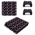Chanel Rouge Coco decal skin sticker for PS4 Slim console and controllers