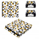 Traingle wallpaper decal skin sticker for PS4 Slim console and controllers