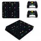 Tech wallpaper decal skin sticker for PS4 Slim console and controllers