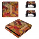 Tech wallpaper decal skin sticker for PS4 Slim console and controllers