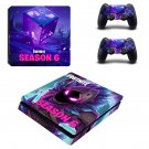 Fortnite decal skin sticker for PS4 Slim console and controllers