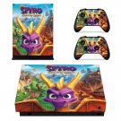 Spyro reignited trilogy decal skin sticker for Xbox One X console and controllers