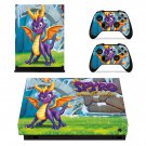 Spyro reignited trilogy decal skin sticker for Xbox One X console and controllers
