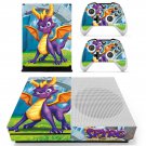 Spyro reignited trilogy decal skin sticker for Xbox One S console and controllers