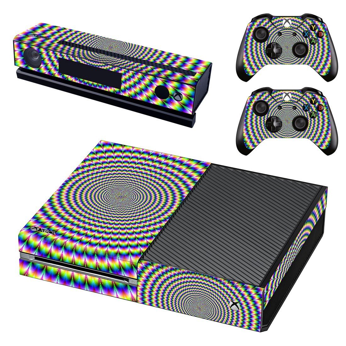 Abstraction decal skin sticker for Xbox One console and controllers