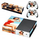 Vintage American girl decal skin sticker for Xbox One console and controllers