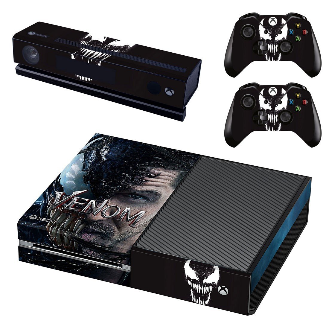 Venom decal skin sticker for Xbox One console and controllers