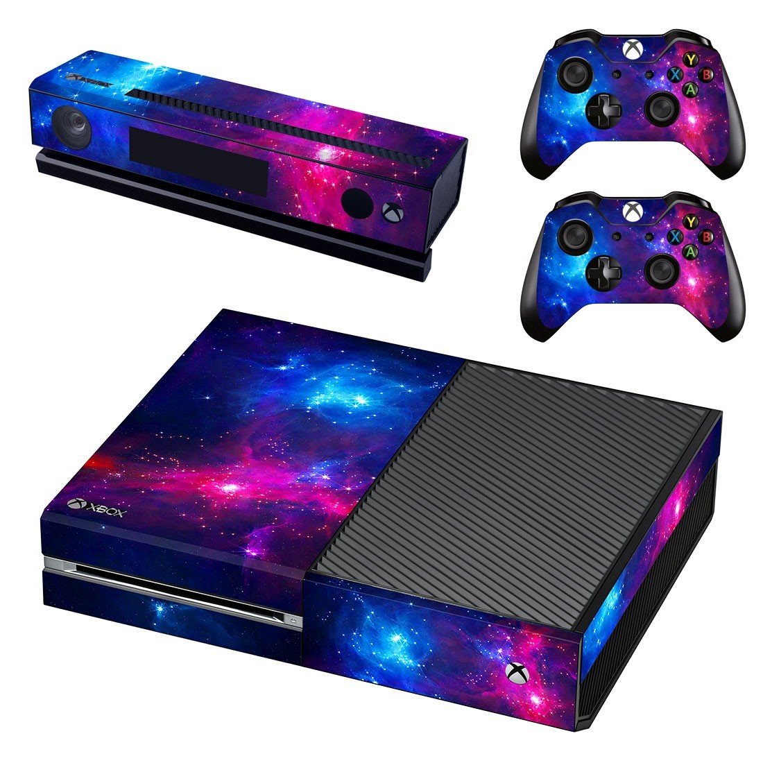 Space Scene decal skin sticker for Xbox One console and controllers