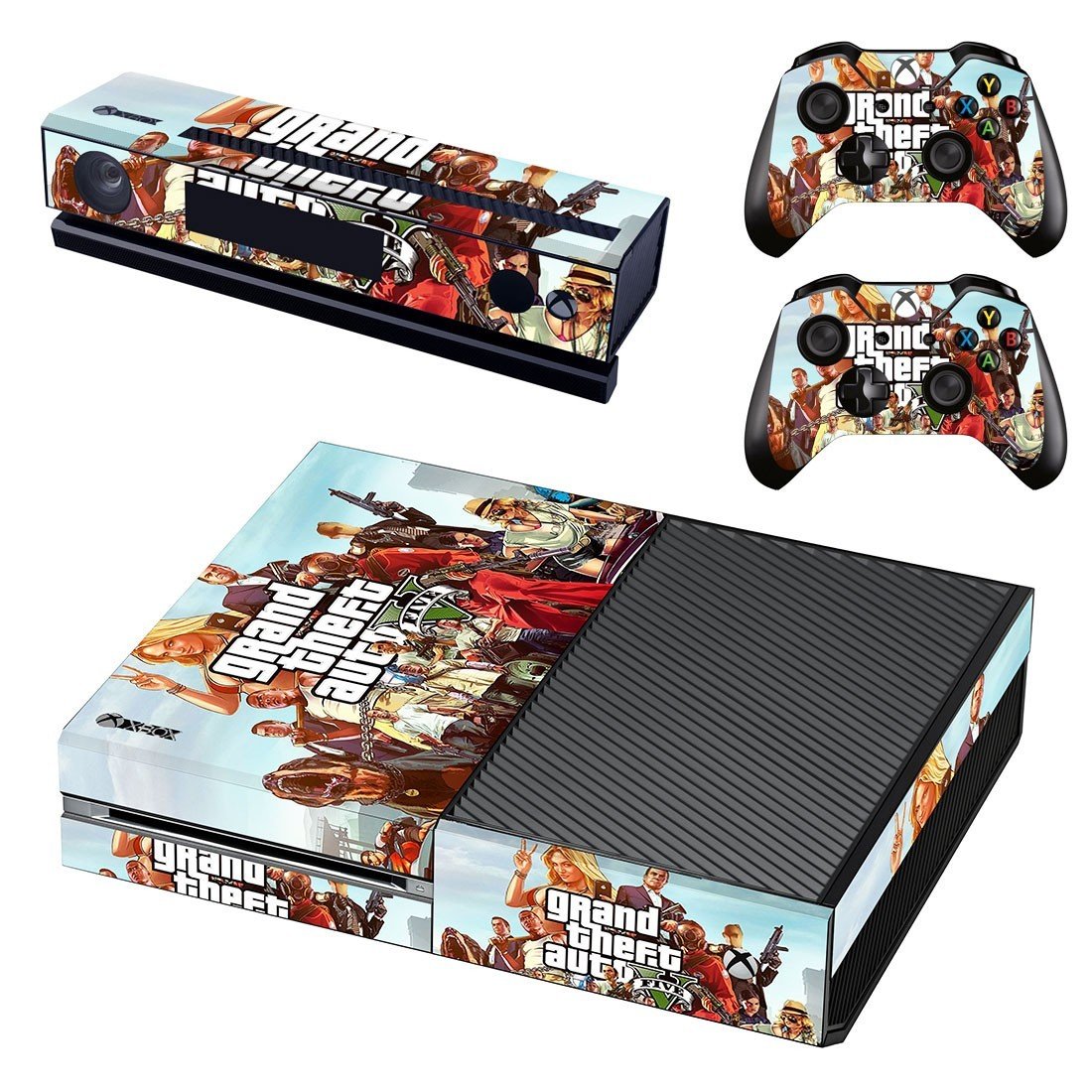 Grand Theft Auto 5 Decal Skin Sticker For Xbox One Console And Controllers