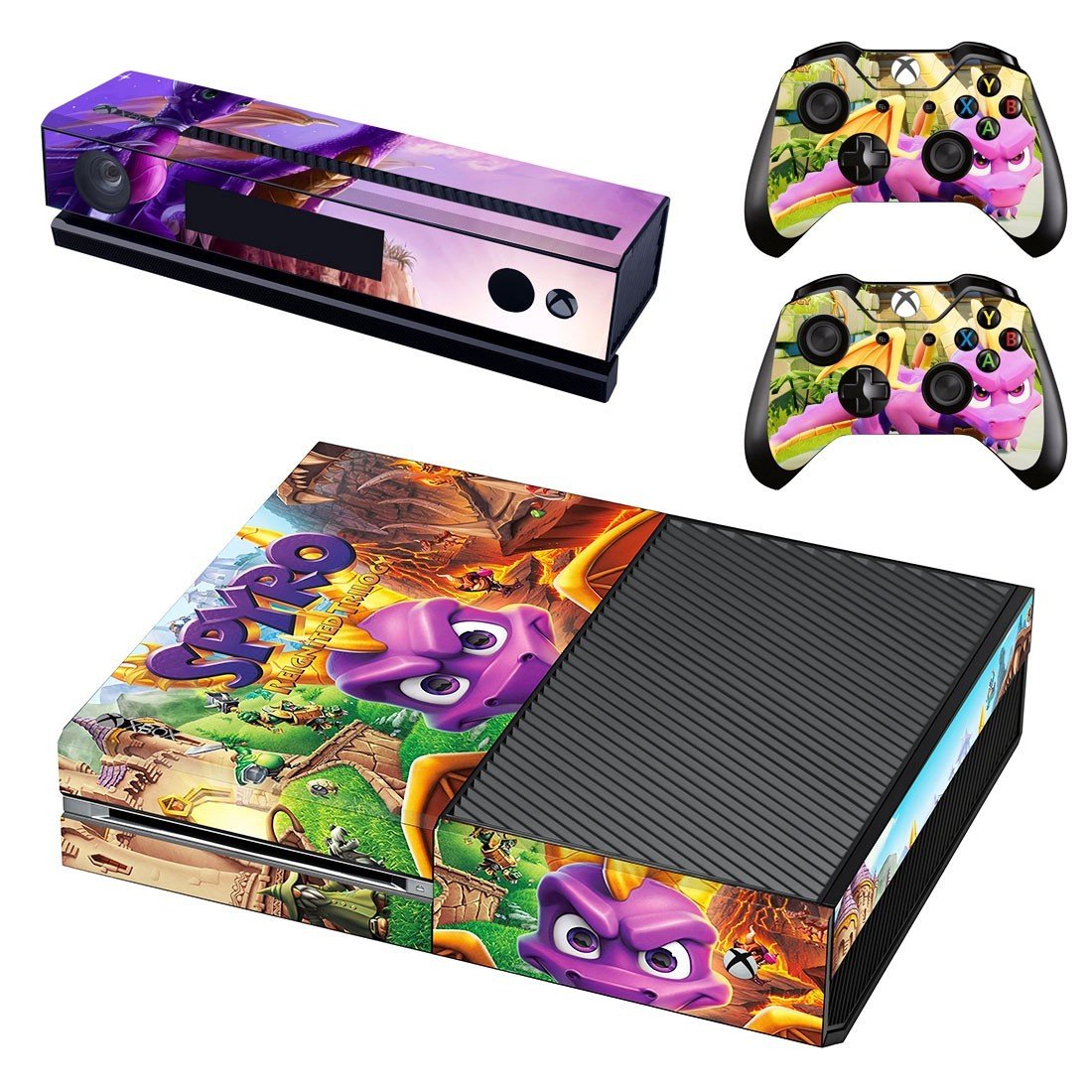 Spyro decal skin sticker for Xbox One console and controllers