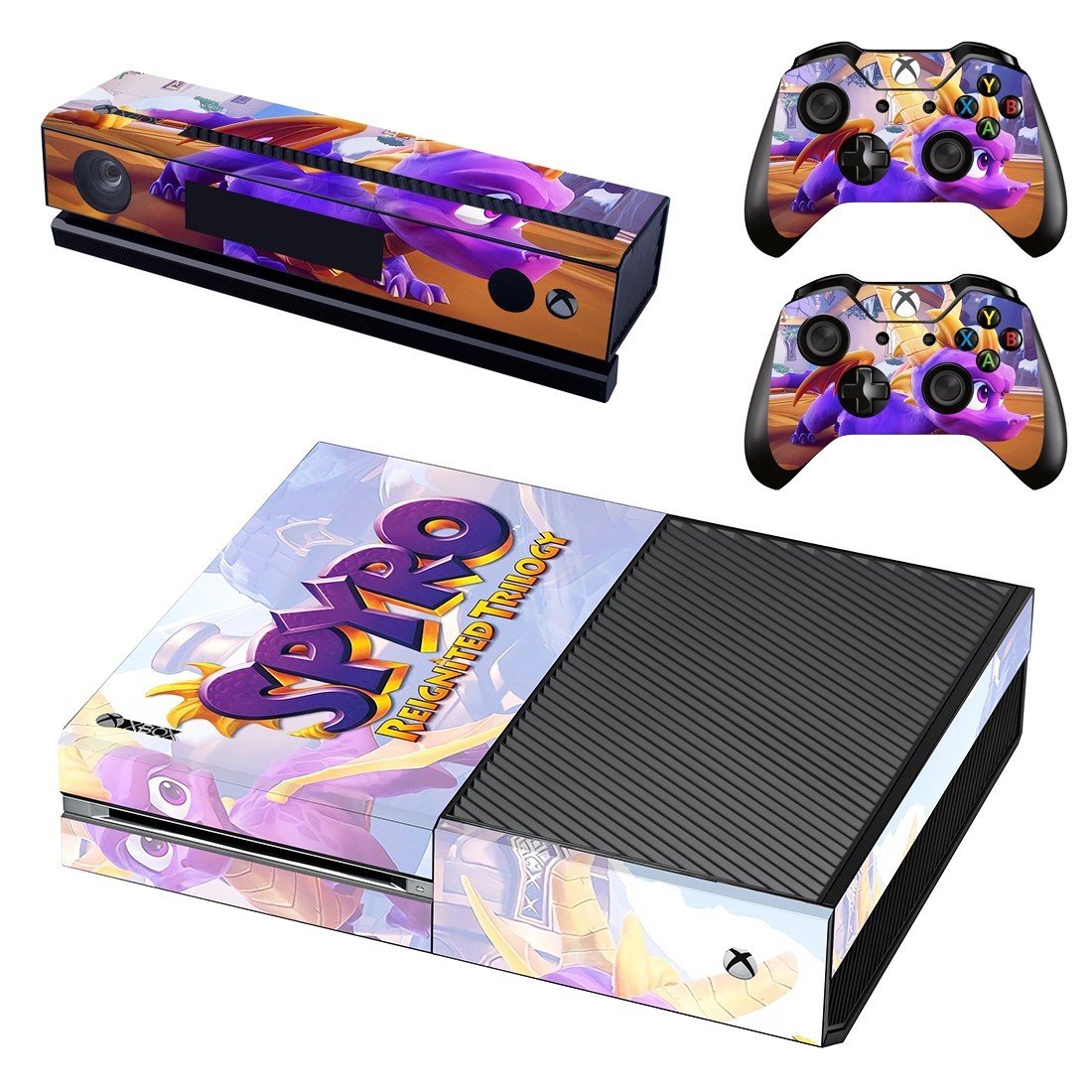 Spyro decal skin sticker for Xbox One console and controllers